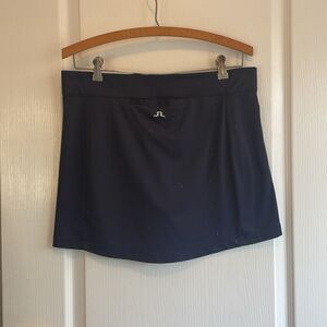 J. Lindeberg Women’s Golf AMELIE TX Jersey SKIRT - Navy Size L